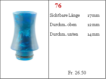 Drip Tip 510 Bogati