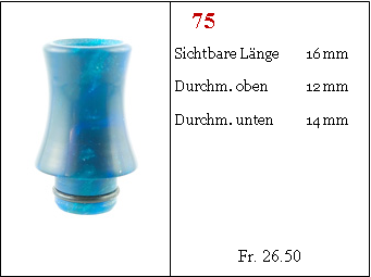 Drip Tip 510 Bogati